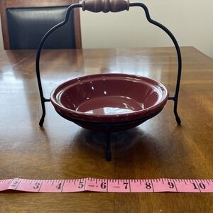 Longaberger Woven Traditions Small Pie Plate Paprika Pie Tart Plate 2 Pcs